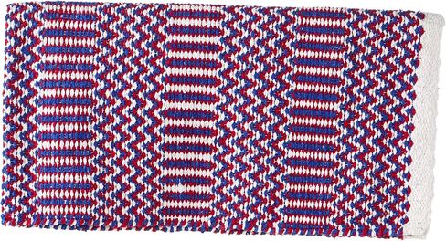 Mayatex 1340-76 Double Weave 32x64 Acrylic Blend Saddle Blanket Red White and Blue in Saudi Arabia
