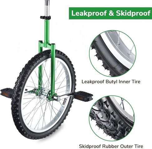 WinSpin Wheel Unicycle Leakproof Butyl Tire Wheel Cycling Outdoor Sports Fitness Exercise Health in Kuwait