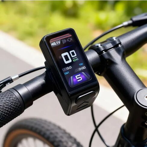KT TF04 شاشة LCD صغيرة عداد شاشة Ebike Mini TFT شاشة عرض ملونة 24 فولت/36 فولت/48 فولت، موصل مقاوم للماء لركوب الدراجات، ملحقات الدراجة الجبلية الكهربائية مناسبة لوحدة تحكم كونتنغ in Kuwait
