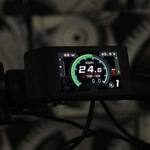 500C Ebike عرض LCD ركوب الدراجات الكمبيوتر 500C للدراجة الكهربائية منتصف المحرك Bafang BBS01 BBS02 BBSHD منتصف محرك العرض مع 5PIN أنثى موصل دائري لمجموعة تحويل Ebike in Kuwait