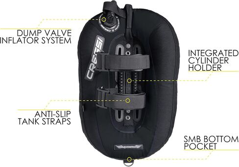 CRESSI - Aquawing BCD + MC9/ Compact Regulator + Octopus Compact + Digi2 Console - مدمجة وموثوقة - Aquawing Digipack - مصممة في إيطاليا in Kuwait