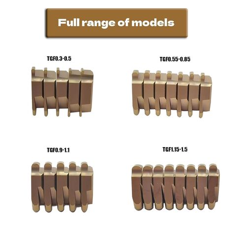 10pcs TGF32R0.3-R1.5Round Head Arc Carbide Grooving Inserts Shallow Grooving Cut-Off Parting Tools for Steel Repalement Inserts for Indexable Metal Lather Tool Holders (TGF32R R0.7) in Kuwait