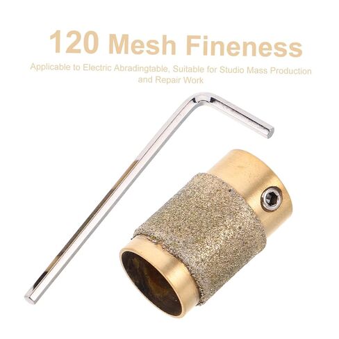 minkissy 120-grit Diamond Brazed Grinding Wheel for Stained Glass and Ceramic Tile, Electric Grinder Disc Accessory Compatible with Glass Grinding Tools and Porcelain Polishing in Kuwait