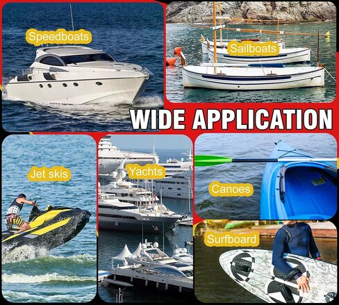 Fiberglass Repair Kit, Clear Surfboard Repair Kit with UV Light, Fast Repair Crack, Hole, Chip in Surfboard, Paddle Board, Boat, Waterproof＆Heat-resistant Fiberglass Resin Filler for Tile, Acrylic etc in Kuwait