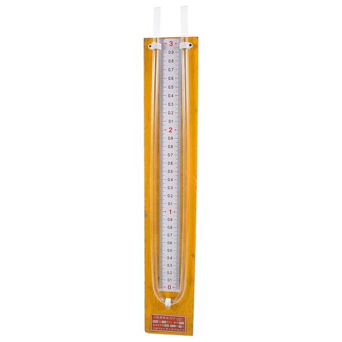 Didiseaon Pressure Gauge for Stainless Steel U-Shaped 0-10kpa Differential Pressure Gauge Adjustable Zero and Clear Display Laboratory Testing and Home Use in Kuwait