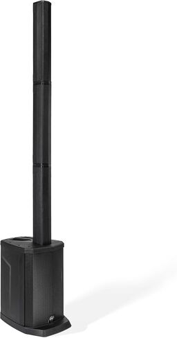 مكبر صوت Gemini Sound WPX-2000 Active Column Line Array بقدرة 1200 وات PA مع كابل Kellards XLR-P20T Pro 20 XLR ذكر إلى أنثى 3 دبابيس أسود، ميكروفون Polsen M-85 احترافي محمول باللون الرمادي الداكن in Kuwait