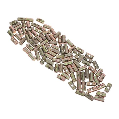 TEHAUX 100pcs M6 Cross Dowel Barrel Nuts Slotted Furniture Joint Connectors for Wooden Furniture Assembly Crib and Bunk Bed Repair Hardware Fixing Screws in Kuwait