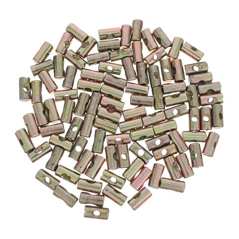 PRETYZOOM 100pcs M6 Barrel Nuts and Cross Dowels Cabinet Connecting Screws Furniture Screw Nut Inserts for Chair Repair and Bed Frame Assembly in Kuwait