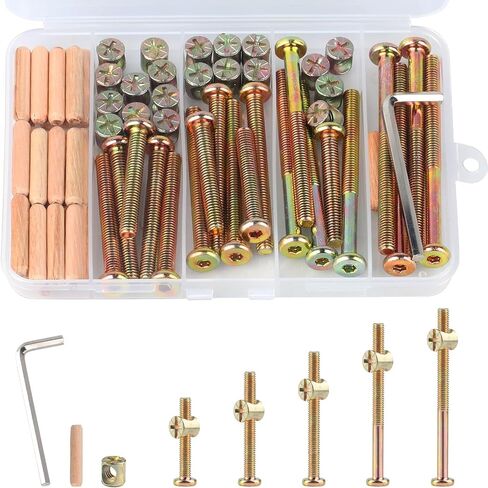 XhjzgcTech The bolts: 1.57/1.97/2.36/2.76/3.14in, Nuts 0.39in, color zinc in Kuwait