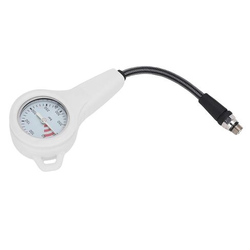 Fabater Diving Pressure Gauges, Compact BCD Submersible Pressure Gauges, Analog Diving with Luminous Dial, High Strength Composite Material Hose, Sturdy Connection, and Side Mount (65CM) in Kuwait