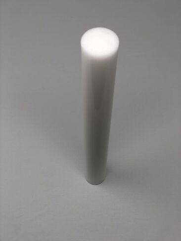 Nylon 6/6 Plastic Round Rod 1 5/8" Diameter, 12" Length - White Color in Kuwait