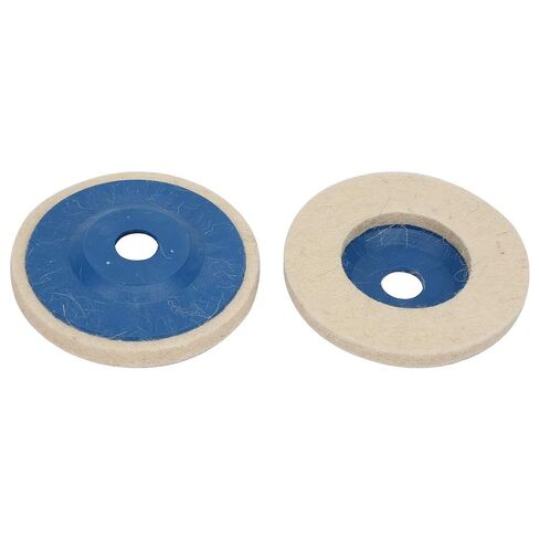 4 Inch Wool Felt Polishing Wheel Disc, 3 Pcs Wool Polishing Wheel Disc for Angle Grinder Felt Grinder for Metal Stainless Steel Wood Marble Stone Furniture Car in Kuwait