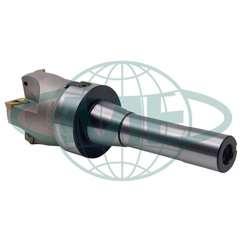 CME 2" 75° Indexable Face Mill w/ R8 Arbor, APKT1604 Inserts Included, 4 Flutes in Kuwait