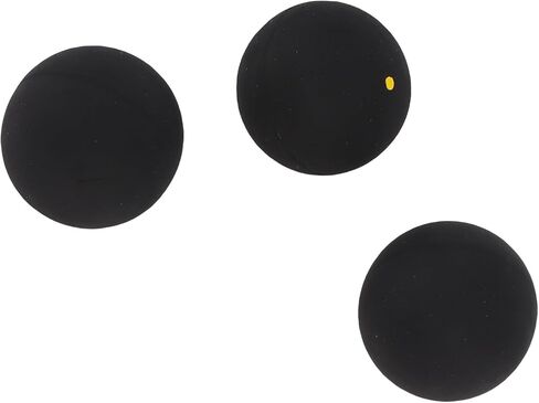 Squash Ball Combo Set, 3Pcs Single Blue Dot Single Yellow Dot Double Yellow, Professional Training Practice Squash Balls for Indoor Game in Kuwait