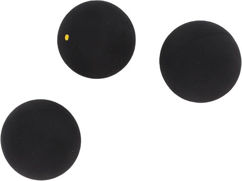 Squash Ball Combo Set, 3Pcs Single Blue Dot Single Yellow Dot Double Yellow, Professional Training Practice Squash Balls for Indoor Game in Kuwait