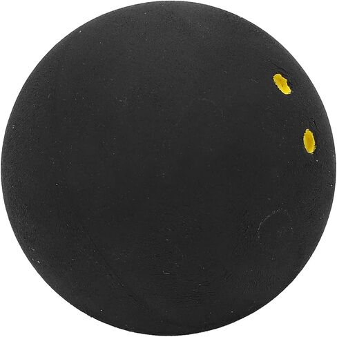 37mm Competition Squash Double Yellow Dot Rubber Squash Balls for Training and PracticeIdeal for Skilled Players in Kuwait