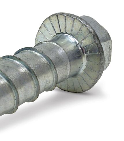 Simpson Strong-Tie THDB62100H 5/8 Inch x 10 Inch, Hex Washer Head, Zinc Plated Titen HD Heavy-Duty Screw Anchor for Concrete, Easy Installation (Pack of 10) in Kuwait