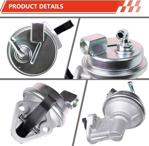 مضخة وقود ميكانيكية 35 GPH 7.5–9.5 PSI، تناسب Carter M6624، متوافقة مع محركات Chevy Small Block SBC 305/327/350 V8، مضخة توصيل الوقود الميكانيكية عالية التدفق لتطبيقات GM المكربنة in Kuwait
