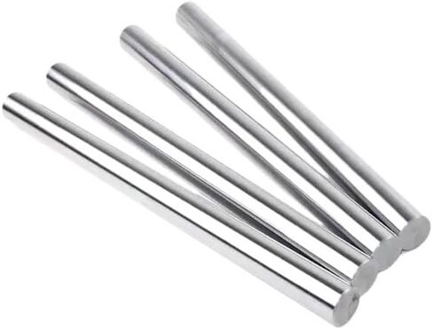 Chrome Plated Hardened Linear Shaft, 3-12mm Diameter, 100-400mm Length, Carbon Steel, G6 Precision, 2-Piece Or 4-Piece Set Available(4pc 8mm,100mm) in Saudi Arabia