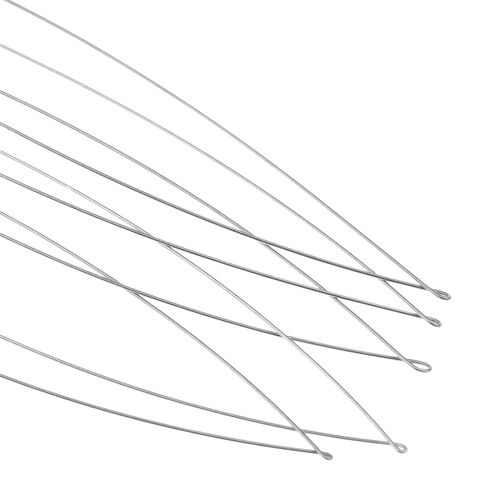 Generic 5 Pieces Pulling Hook Tool Loop Threader Bead Stringing Wire Aluminum Stainless Steel Hook Lightweight Design Suitable for, Rose Red in Kuwait