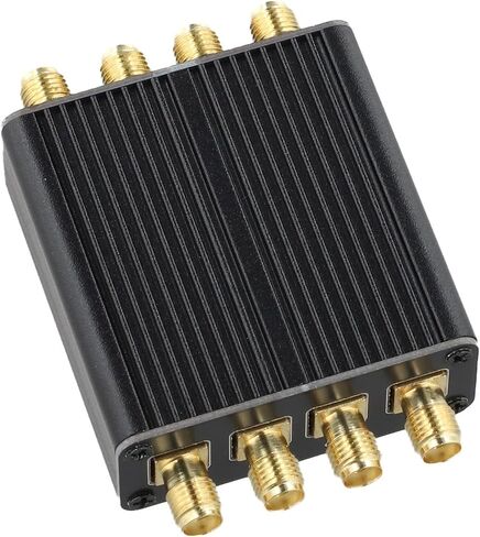 Radio Pre-Filter with 4-Pass Bandpass Filter BPF 06A 1Hz-300MHz 50 Ohm Aluminum Shell Compatible with Malachite Radio for sma Socket Reduces Medium Wave Short Wave FM Size 48.5x45x18mm Black in Saudi Arabia