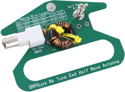 Zunate Balun PCB 49:1 متوازن إلى محول غير متوازن لهوائيات الموجات القصيرة، نطاق تردد 5-35 ميجا هرتز مع واجهة BNC أنثى لاستخدام راديو الهواة 50 وات in Kuwait