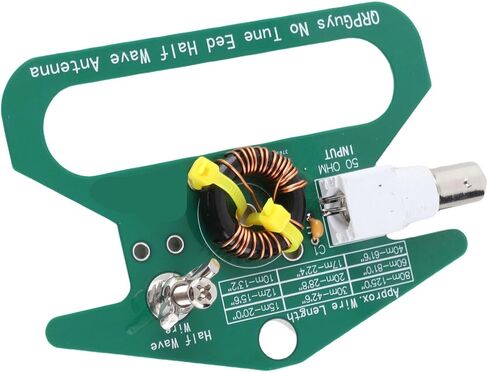 Zunate Balun PCB 49:1 متوازن إلى محول غير متوازن لهوائيات الموجات القصيرة، نطاق تردد 5-35 ميجا هرتز مع واجهة BNC أنثى لاستخدام راديو الهواة 50 وات in Kuwait