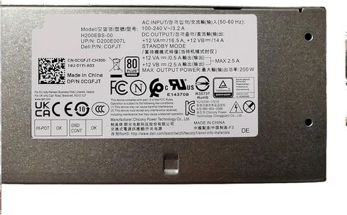 1 قطعة ل 7050 7060 7070 3050 3070 3060 إمدادات الطاقة 200 واط ، H200EBS-00 CGFJT 6PIN 4PIN سطح المكتب in Kuwait