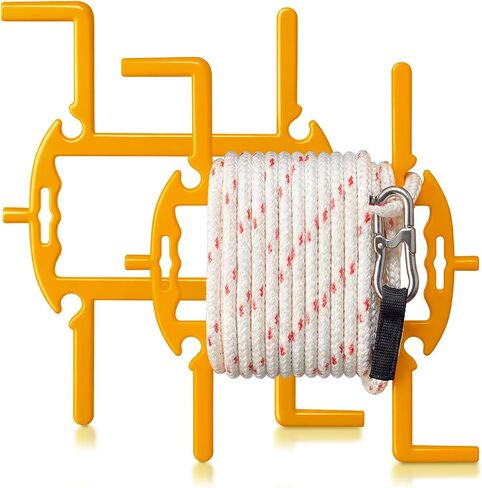 Konohan 1 Pcs Anchor Rope Winder Large Heavy-duty Cord Spool Organizer with Handle Holds up to 150 Feet for Boats Docks Kayaks Paddleboards Anchor Mooring Lines, Ski Tube Robes in Saudi Arabia