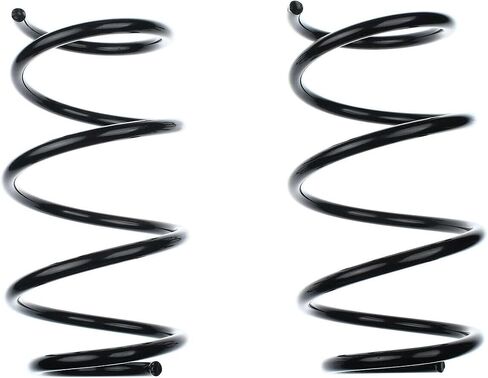 Suspension Coil for Spring Set Assembly Front Left LH & Right 2x for BMW for 550i Base 06-10 E60 Black in Kuwait