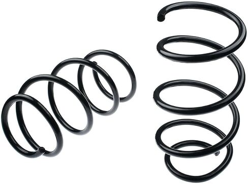 Suspension Coil for Spring Set Assembly Front Left LH & Right 2x for BMW for 550i Base 06-10 E60 Black in Kuwait