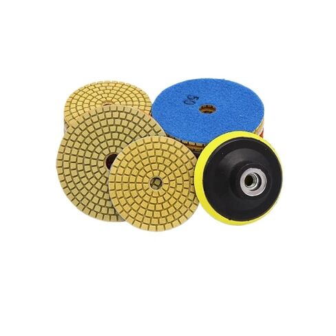 1/2/5/10pcs Wet Polishing Disc Pad 3"/4" 50/100/150/200/300/400/500~3000Grit for Granite Concrete Marble Grinding Tools(3000 Grit,10PCS_4 INCHES) in Kuwait