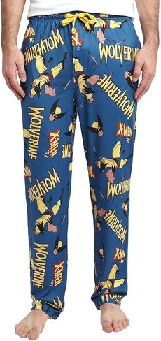 X-Men Wolverine All-Over Print Men's Blue Sleep Pants in Kuwait