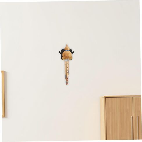 Toddmomy Foldable Hulusi Suona Wall Bracket Holder, Traditional Chinese Cucurbit Flute Storage Hook, Wooden Instrument Hanger for Safe Wall Mount Display in Kuwait