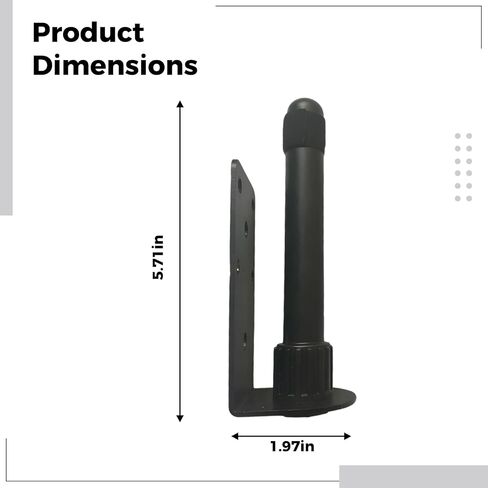 Flute and Clarinet Wall Mount Hanger, Metal Wind Instrument Holder with Screws and Anchors, Space Saving Organizer for Home, Studio, Music Room in Kuwait