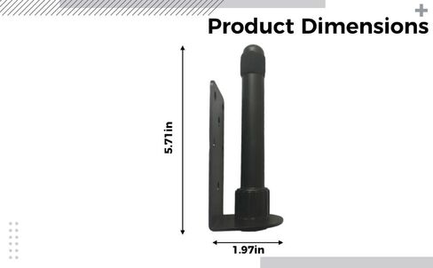 Flute and Clarinet Wall Mount Hanger, Metal Wind Instrument Holder with Screws and Anchors, Space Saving Organizer for Home, Studio, Music Room in Kuwait