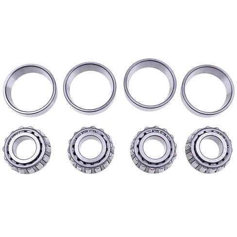 DVPARTS 4 PCS Roller Wheel Bearings 1-633585 539105525 JD-8188 JD-8226 Compatible with Exmark 1-633585 Ferris 5022631 Scag 482621 in Kuwait