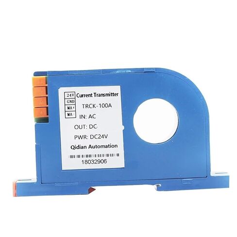 Aperture 22mm DC10A 20A 50A 600A Current Sensor Transmitter DC 1-5V Output Measurement Converter DC24V Power Supply(DC 0-100A) in Kuwait