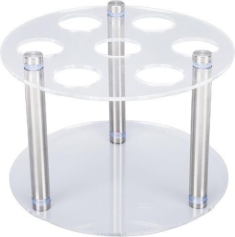 Omabeta Flavor Water Bottle Storage Rack with Premium Acrylic Design for Organized Flavor Bottles At Home 7 Cartridge Holder in Kuwait