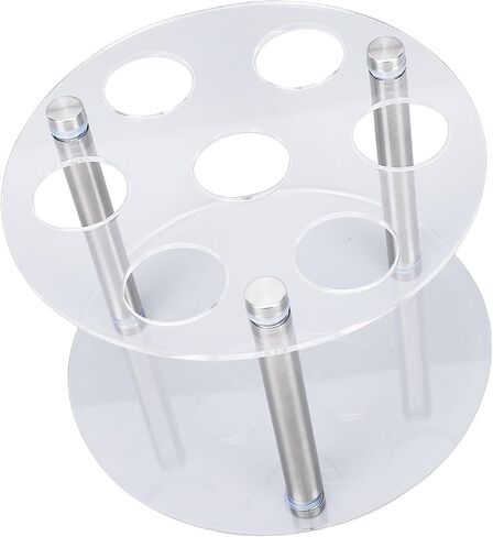 Omabeta Flavor Water Bottle Storage Rack with Premium Acrylic Design for Organized Flavor Bottles At Home 7 Cartridge Holder in Kuwait