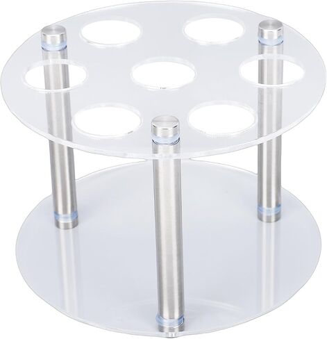 Omabeta Flavor Water Bottle Storage Rack with Premium Acrylic Design for Organized Flavor Bottles At Home 7 Cartridge Holder in Kuwait