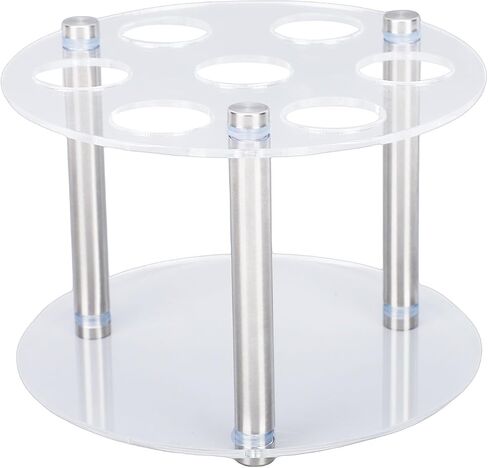 Omabeta Flavor Water Bottle Storage Rack with Premium Acrylic Design for Organized Flavor Bottles At Home 7 Cartridge Holder in Kuwait