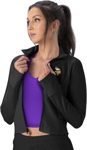 CERTO NFL Girls & Womens Cropped Black Jacket in Kuwait
