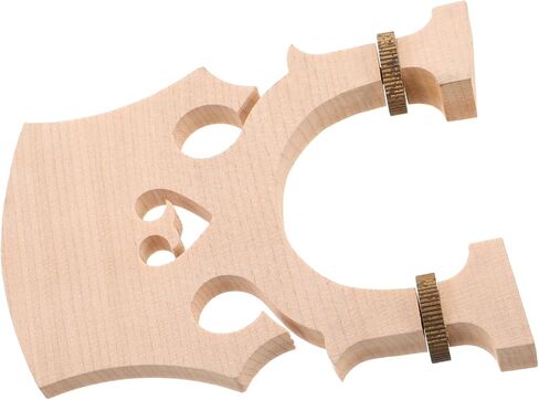 TOYANDONA Adjustable Maple Cello Bridge for 3/4 Size Cello Low and Tall European Bridge Options Maple Wood Instrument Accessory for School Orchestras Practice and Performance in Kuwait