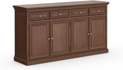 nbf signature series Statesman Storage Credenza - 67" W Gray with Adjustable Shelf, Storage Doors, and Utility Drawers for Office Furniture Organization in Saudi Arabia