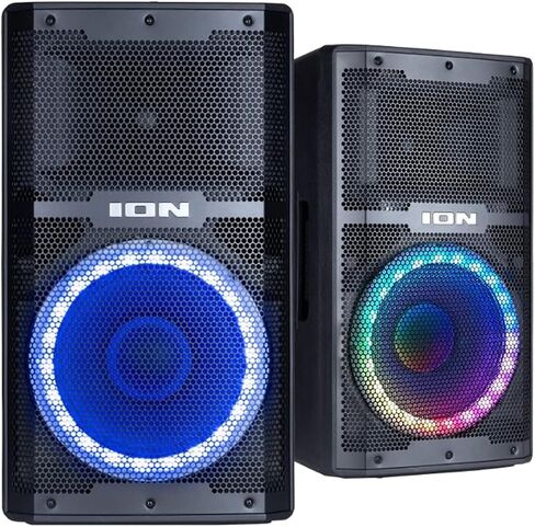 نظام مكبرات الصوت ION Audio Total PA Titan عالي الطاقة مع صوت واسع ممتاز وأضواء الحفلات الملونة (متجددة) in Kuwait