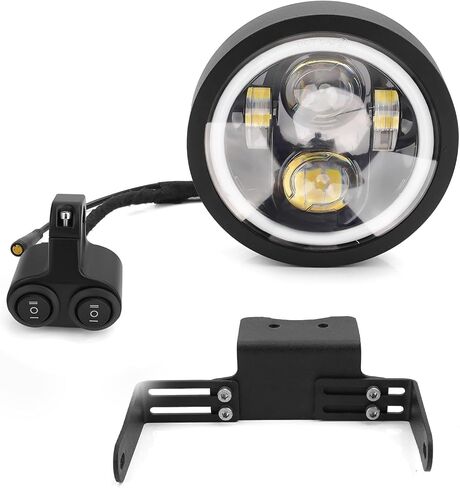 Headlight Kit for Super 73 S2, 60W/8000LM LED Lights Head Light, Waterproof Bright Clear Headlamp With Headlights Rack, Accessories for Super 73 in Kuwait