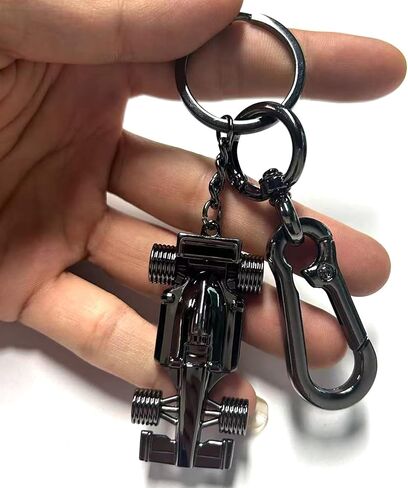 F1 Race Car Keychain, Stainless Steel Metal Formula One 3D Racing Car Model, Perfect Decorative Accessory for Keys in Saudi Arabia