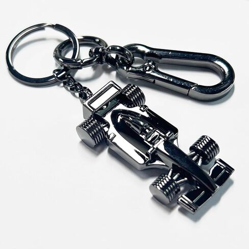F1 Race Car Keychain, Stainless Steel Metal Formula One 3D Racing Car Model, Perfect Decorative Accessory for Keys in Saudi Arabia