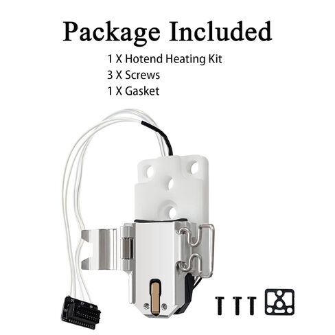 مجموعة أدوات تجميع التسخين A1 Mini/A1 المُحدثة من tzdaDeve، مكون تسخين عازل للحرارة من السيراميك، مع مستشعر الثرمستور لخرطوشة السخان، مشبك قاعدة عازل للحرارة لسلسلة Bambu Lab A1 in Kuwait